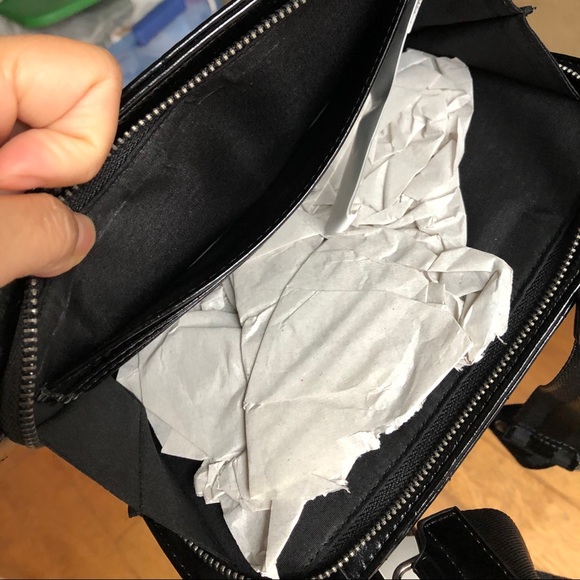 Zara black quilted triple crossbody wallet - Picture 13 of 13